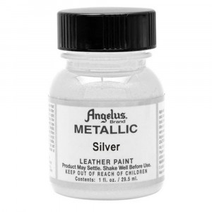 Vopsea acrilica Angelus metalizata (Metallic) pentru piele, 29.5 ml - Img 5
