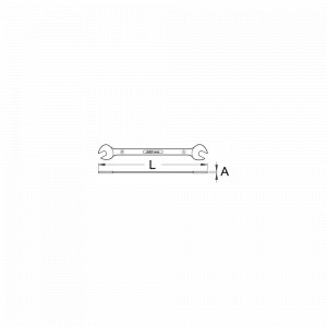 1610/2 Cheie pentru pedala bicicleta, 15 x 15, Unior - Img 2