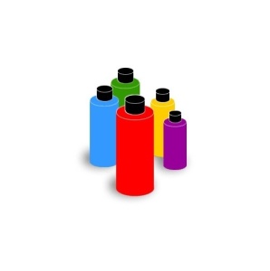 55-NS Set 6 vopsele aerograf fluorescente, Spectra Tex - Img 1