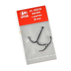 Ancora cu patru brate pentru navomodele, 30mm, Amati, - Img 4