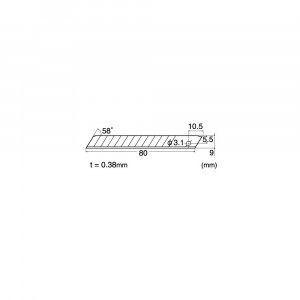 BA-1P Set 10 lame cutter segmentate de tip A - 9mm, NT Cutter - Img 2
