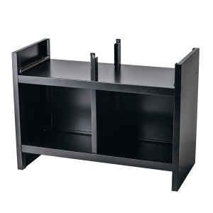 Banc de lucru 1200 x 600 x 830 mm , blat din lemn, gri inchis, 5 sertare + 1 usa,MSS - Img 4