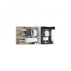 Bara pentru umerase Dolle Clothes Rails, cromata - Img 2