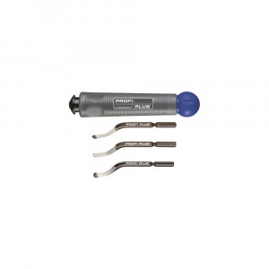 BC-HE3 Debavurator complet cu 3 lame HSS, Unior