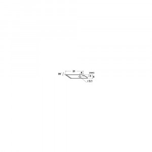 BDL-41P Set 10 lame precizie cu varf la 35°, NT Cutter - Img 3