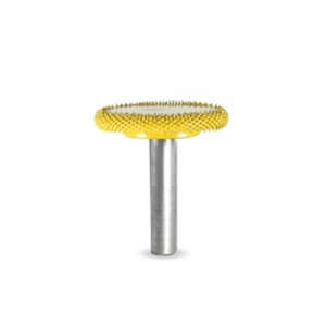 Biax sculptura lemn SABURR - Cap forma disc 1-1/4" X 1/4" - Img 1