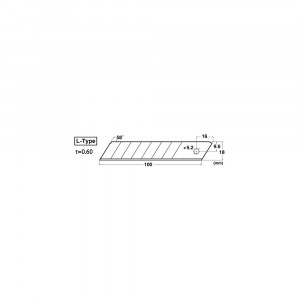 BL-151 Set 5 lame cutter segmentate groase de tip L-18mm, NT Cutter - Img 3
