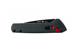 Briceag automat de vanatoare Buck Deploy Auto Burnt 0838GYS1-B, otel S35VN, maner aluminiu, Button Lock - Img 3