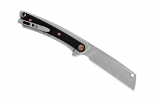Briceag de buzunar Buck HiLine 0263GYS-B, otel D2, maner G10 si aluminiu, flipper - Img 2