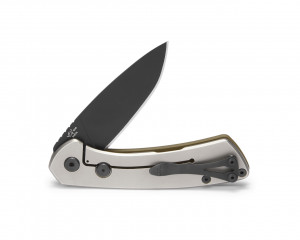 Briceag de buzunar Buck Onset Pro 0040GRS-B, otel S45VN, maner G10 si cadru titan, Frame Lock - Img 2