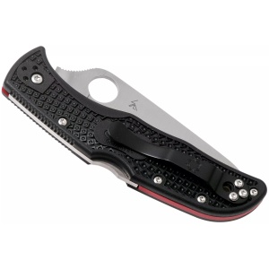Briceag Endela® Lightweight Thin Blue or Red Line, Spyderco - Img 5