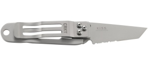 Briceag K.I.S.S. Silver w/Triple Point Serrations, CRKT - Img 9