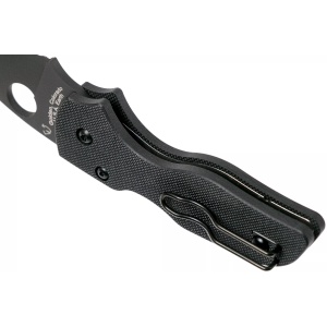 Briceag Lil' Native® G-10 negru / lama neagra, Spyderco - Img 10