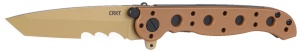 Briceag M16-10DZ Desert Tan w/Veff Serrations, CRKT - Img 2