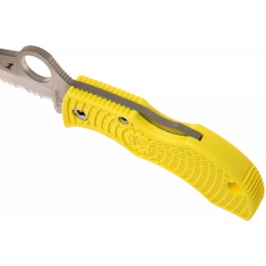 Briceag Manbug™ Salt™ FRN Yellow Sheepfoot, Spyderco - Img 5