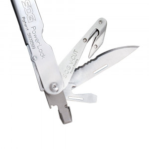 Briceag Multifunctional POWERLOCK SATIN, V-CUTTER, Nylon Pouch, SOG - Img 2