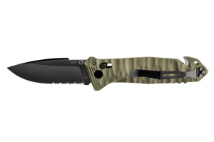 Briceag outdoor C.A.C.® maner PA6 cu lama zimtata si clema buzunar , TB Outdoor