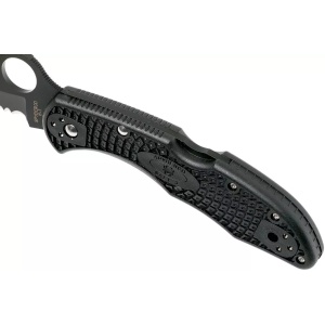 Briceag Salt® 2 FRN negru / lama neagra, Spyderco - Img 10