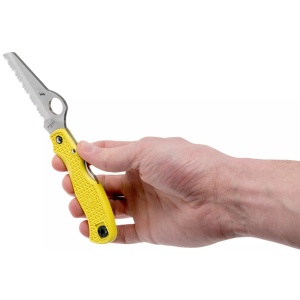 Briceag Saver Salt™ Yellow FRN, Spyderco - Img 7