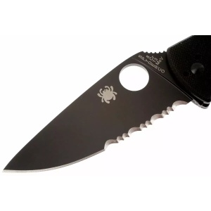 Briceag Tenacious™ G-10 negru / lama neagra, Spyderco - Img 6