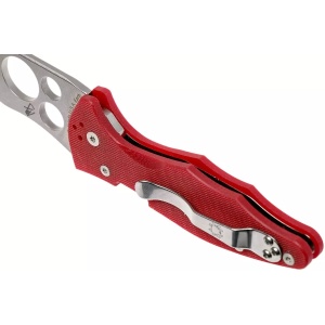 Briceag Yojimbo™ 2 G-10 Red Trainer, Spyderco - Img 4