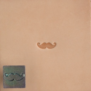 Cap de stanta de embosare 2D Craftool Mini, model mustata (Moustache) - Tandy Leather 8854-00