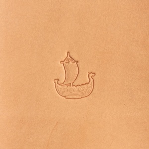 Cap de stanta de embosare 3D Craftool, model barca de viking (Viking Boat) - Tandy Leather 8736-00 - Img 2