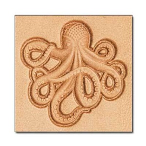 Cap de stanta de embosare 3D Craftool, model caracatita (Octopus) - Tandy Leather 8674-00