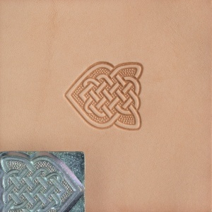 Cap de stanta de embosare 3D Craftool, model sageata cu noduri (Knotted-Arrow) - Tandy Leather 88491-00