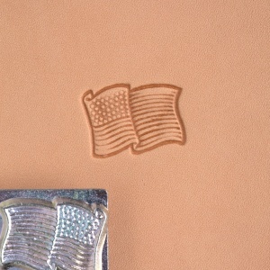 Cap de stanta de embosare 3D Craftool, model steag SUA (USA Flag) - Tandy Leather 88354-00