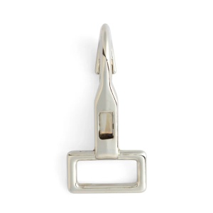 Carabina Saddle Snap nichelata pentru curele de 25 mm - Tandy Leather 1159-02 - imagine 2