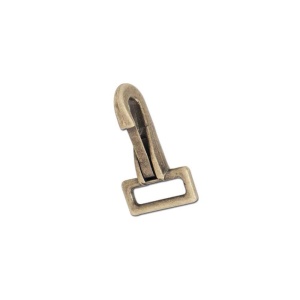 Carabina tip Chap Snap pentru curele 13 mm si 19 mm, finisaje antichizate si gunmetal - Tandy Leather - imagine 7