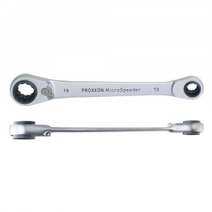 Cheie inelara cu clichet Proxxon 23236, 10 x 13 x 17 x 19 mm, 72 dinti - Img 2