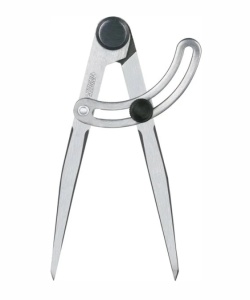 Compas mecanic cu aripa de blocare 150-300 mm