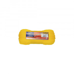 Cordelină polipropilenă Ø4mm x 100m, galben