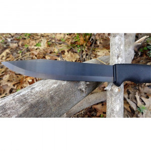 Cutit de supravietuire Pathfinder BlackBlade (C) cu lama lunga 170 mm, Otel Carbon C100S, acoperireDLC, Morakniv - Img 2