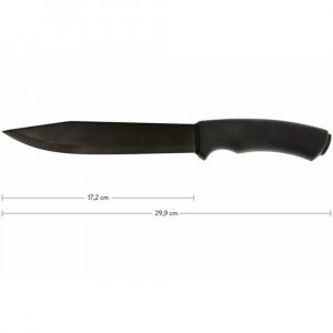 Cutit de supravietuire Pathfinder BlackBlade (C) cu lama lunga 170 mm, Otel Carbon C100S, acoperireDLC, Morakniv - Img 4
