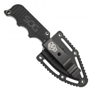 Cutit neck knife SOG Instinct Mini G10 Satin, otel 5Cr15MoV, lama Drop Point 48 mm - Img 7