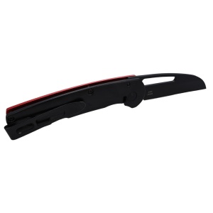Cutit pliabil SOG Escape FL Red, lama 8Cr13MoV, Frame Lock, maner rosu din aluminiu anodizat - Img 4