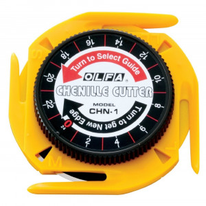 Cutter profesional pentru croitorie si chenille OLFA Japonia CHN-1, lama circulara de otel