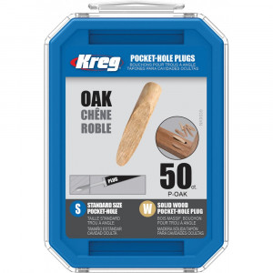 Dopuri din stejar masiv Kreg Pocket-Hole pentru mobilier din esență tare - P-OAK