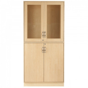 Dulap de depozitare cu usi de sticla/mesteacan CABINET 1, Sjobergs - Img 3