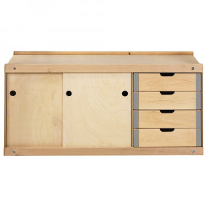 Dulap de depozitare Sjöbergs pentru banc de lucru Nordic 1450, mesteacan