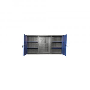 Dulap suspendat FAM WS-07 1200x600x200 mm, cu 2 uși, 4 polițe și panou perforat