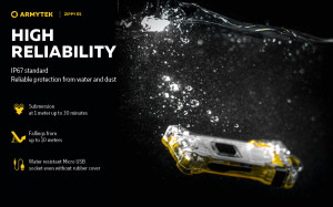 F06101G Lanterna multifunctionala Zippy Extended Set- gri onix, Armytek - Img 18