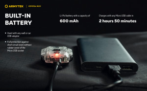 F07001GUV Lanterna breloc Crystal Gri WUV, Armytek - Img 22