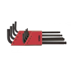 Felo 34808001, Set 8 chei L TORX, lungi, cap cu bila, TX 9-40 - Img 2
