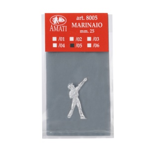 Figurina metalica marinar, pt navomodele / hobby, 25mm, Amati Italia - Img 2