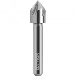 Freza Tesire Datron 0068478A, 2 Caneluri, D3 mm, Unghi 60°, Coada 3 mm