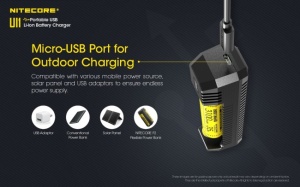 Incarcator Inteligent Nitecore UI1, 1 Slot, Li-ion / IMR, Alimentare USB-C, Recuperare IMR - Img 12